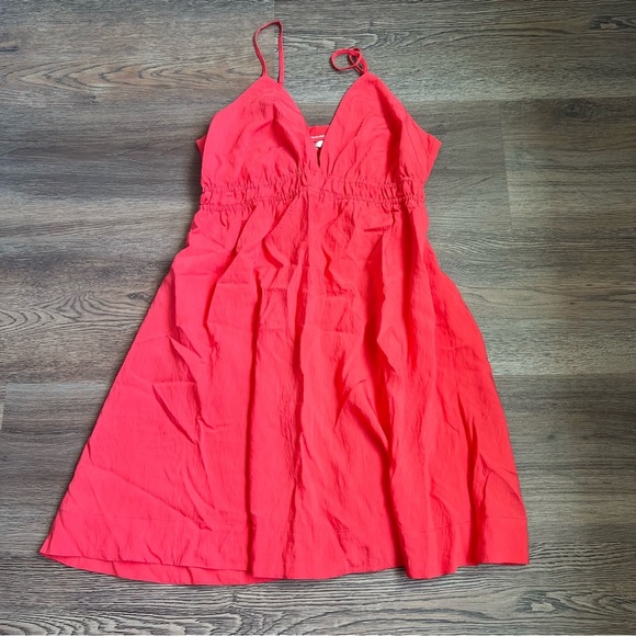 Women's Mini a-Line Dress - New Day™ Coral S - Picture 3 of 7